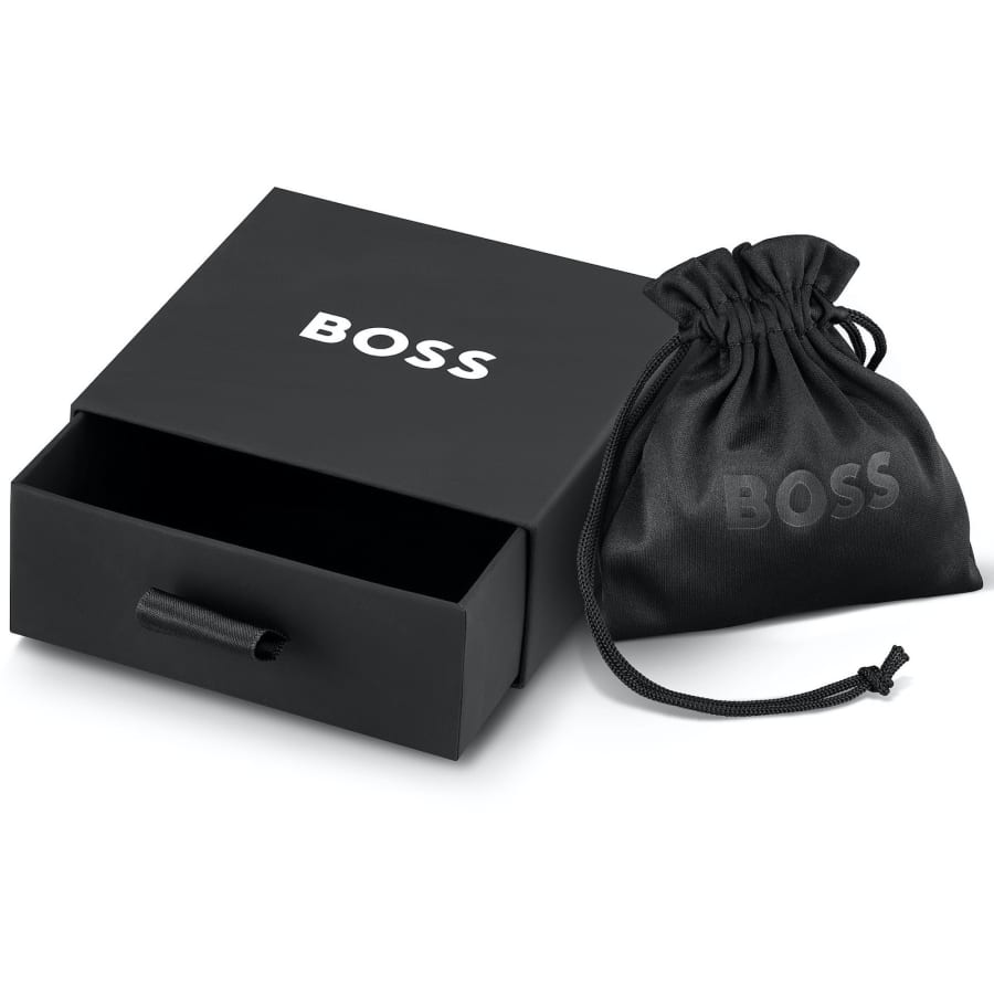 BOSS Metal Link Essentials Bracelet Black Mainline Menswear Ireland